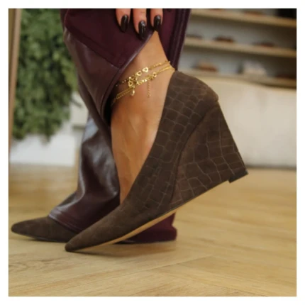 Scarpin Anabela Carrano