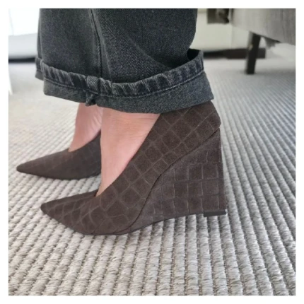 Scarpin Anabela Carrano