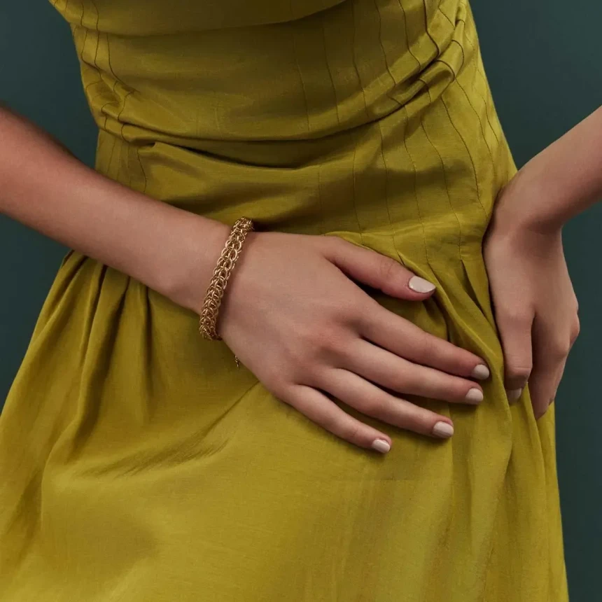 Pulseira Elos Trançados