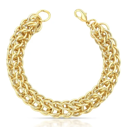 Pulseira Elos Trançados