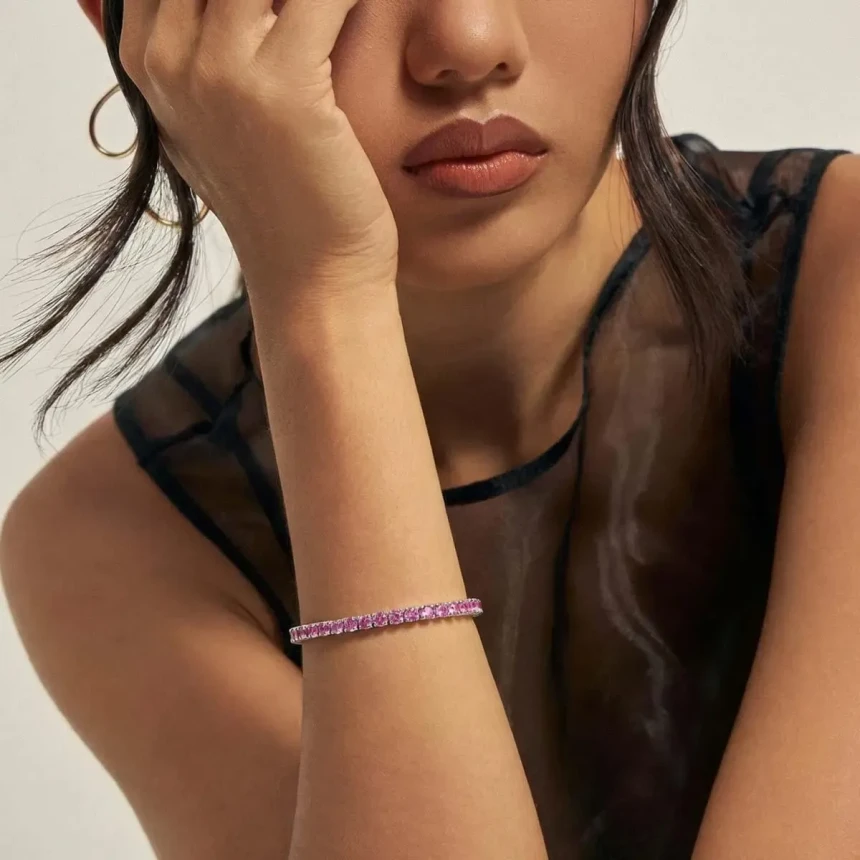 Pulseira Riviera Rosa