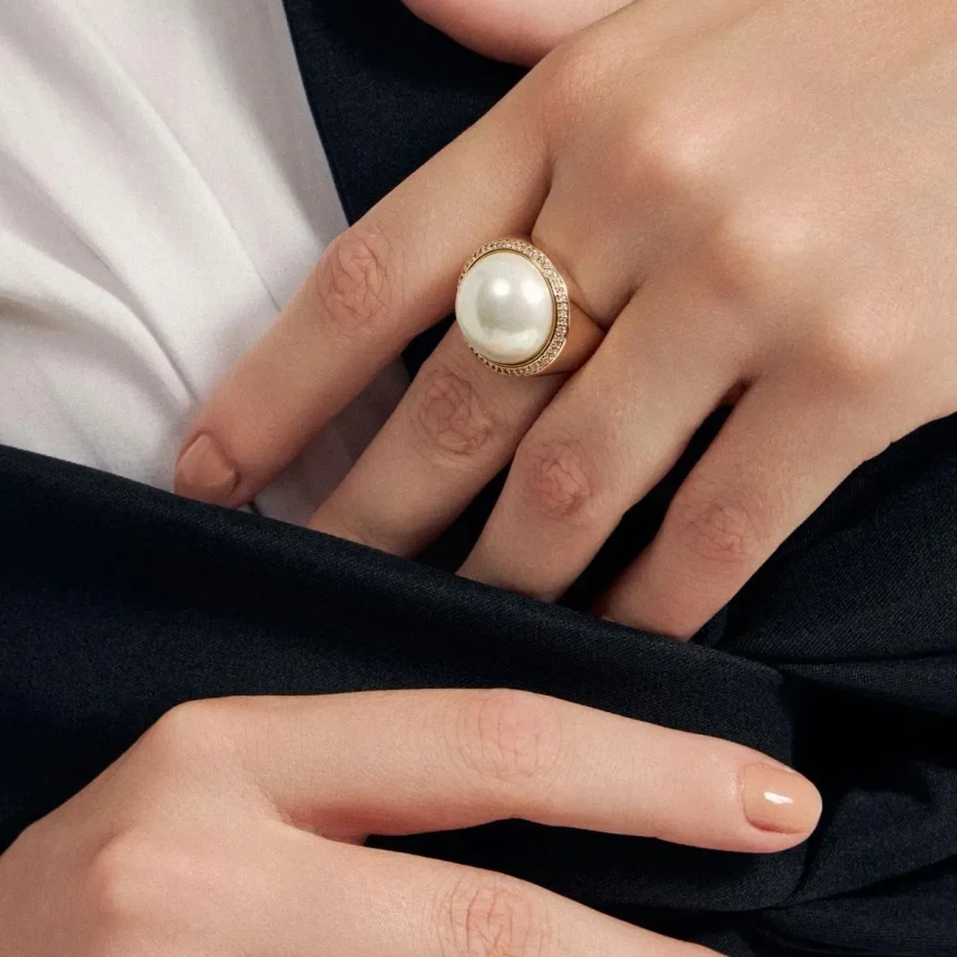 Anel Max Pérola Shell