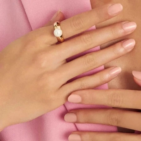 Anel Pérola Shell