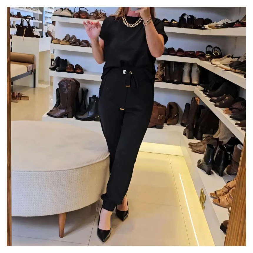 Conjunto Malha Calça Jogger