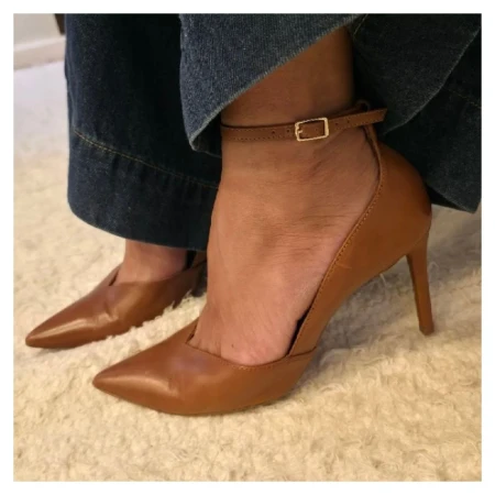 Scarpin Caramelo Giulia Domna