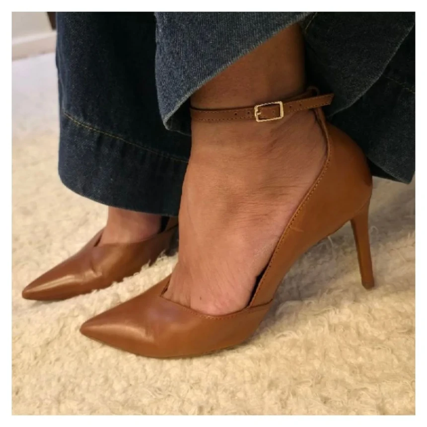 Scarpin Caramelo Giulia Domna