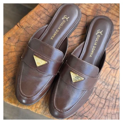 Mule Marrom Giulia Domna