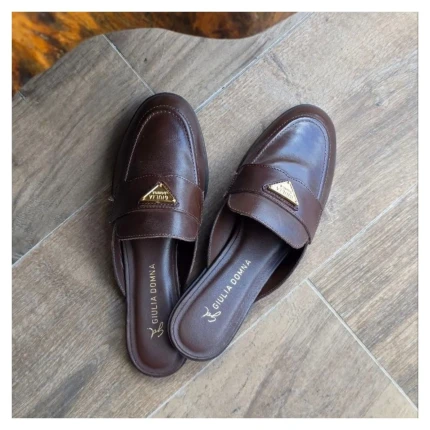 Mule Marrom Giulia Domna