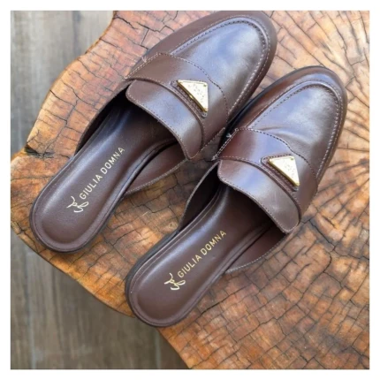 Mule Marrom Giulia Domna