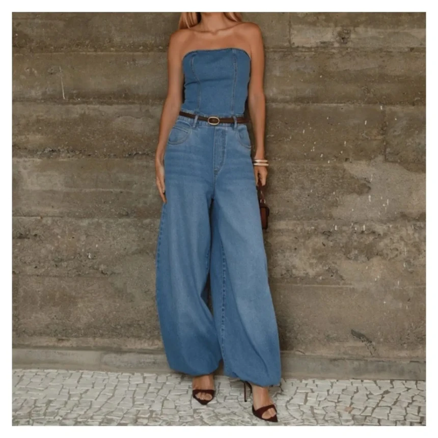 Macacão Jeans Aladim