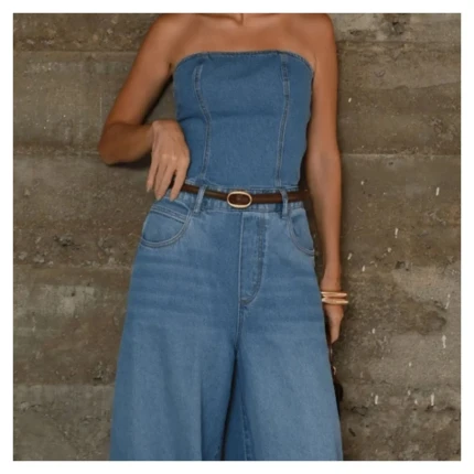 Macacão Jeans Aladim