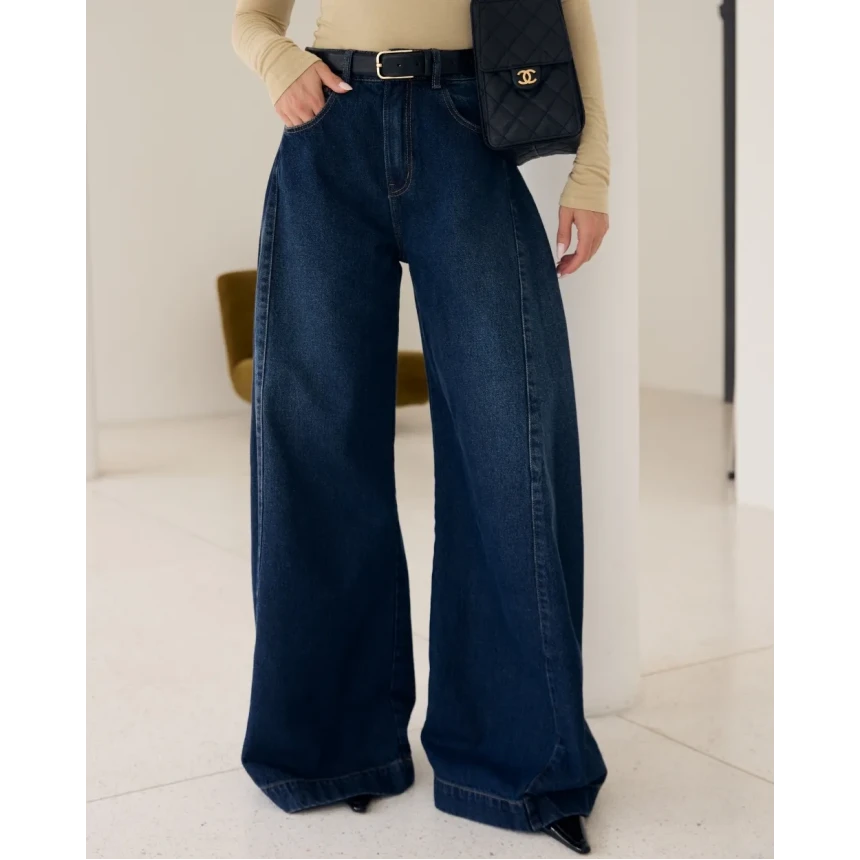 Calça Jeans Pantalona