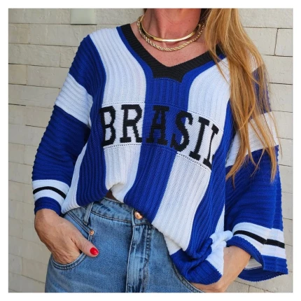 Blusa Brasil Over