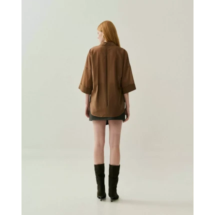 Camisa Kimono Marrom