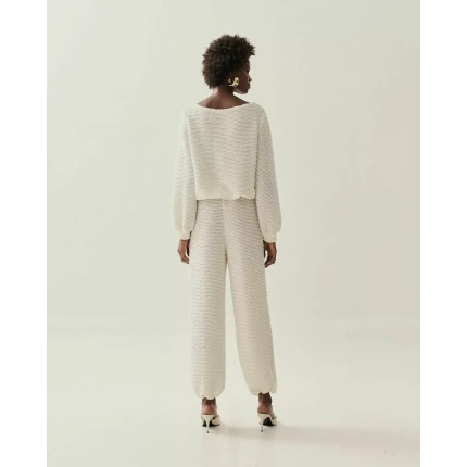 Blusa Textura Off White