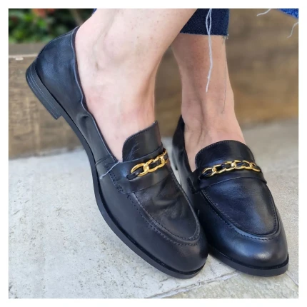 Loafer Couro Giulia Domna