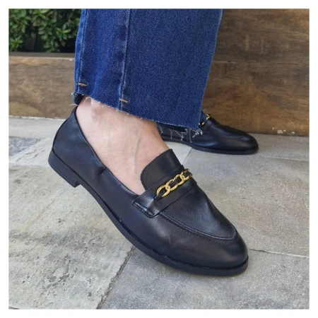 Loafer Couro Giulia Domna