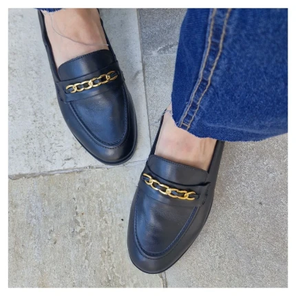 Loafer Couro Giulia Domna