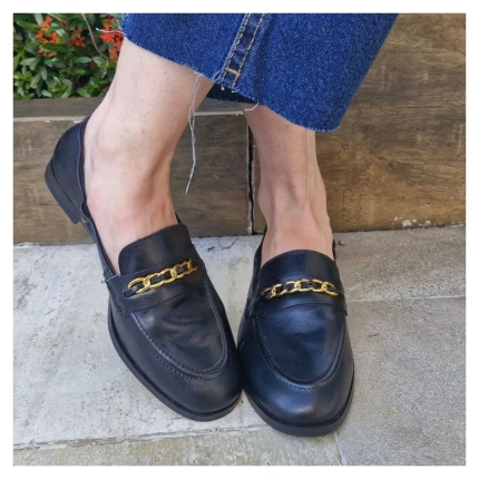 Loafer Couro Giulia Domna