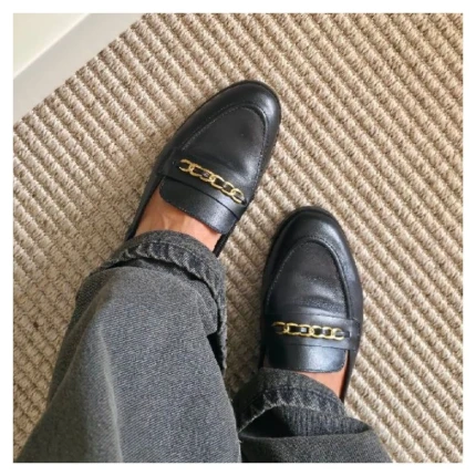 Loafer Couro Giulia Domna