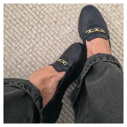 Loafer Couro Giulia Domna