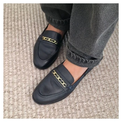 Loafer Couro Giulia Domna