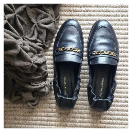 Loafer Couro Giulia Domna
