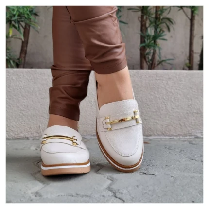 Loafer Couro Giulia Domna