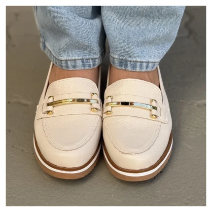 Loafer Couro Giulia Domna