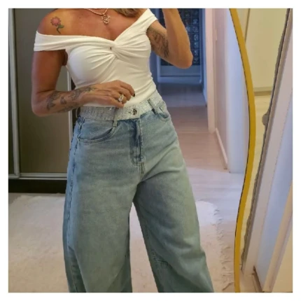 Calça Jeans Tweed