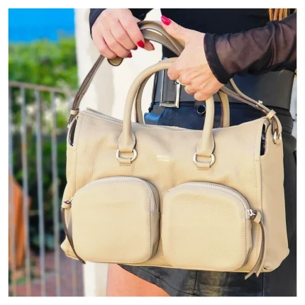 Bolsa Creme Arezzo