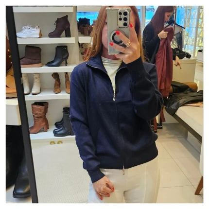 Blusa Modal Ziper