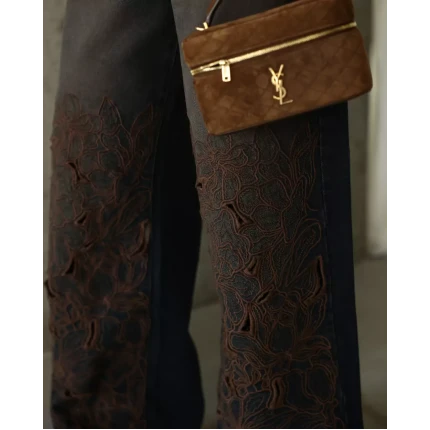 Calça Wide Leg Flores