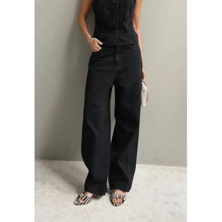 Calça Jeans Black Balloon