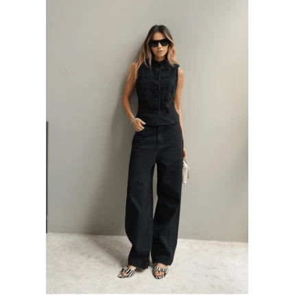 Calça Jeans Black Balloon