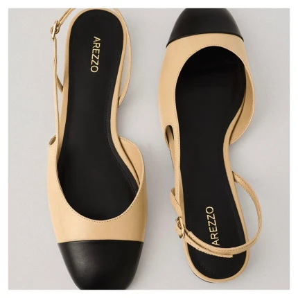 Sapatilha Slingback Cap Toe Arezzo
