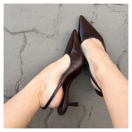 Scarpin Couro Arezzo