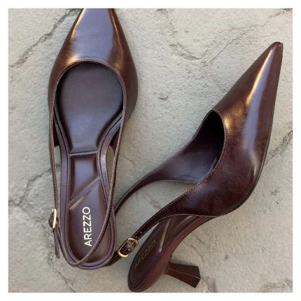 Scarpin Couro Arezzo