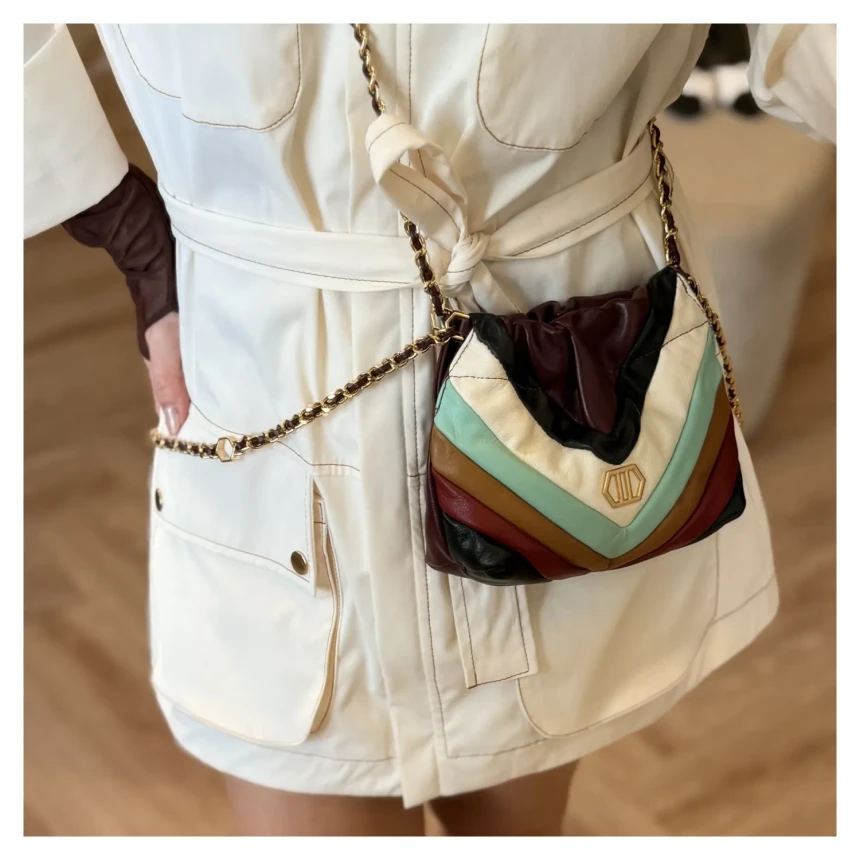 Bolsa Multicolorida Pequena Arezzo