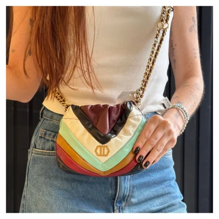 Bolsa Multicolorida Pequena Arezzo