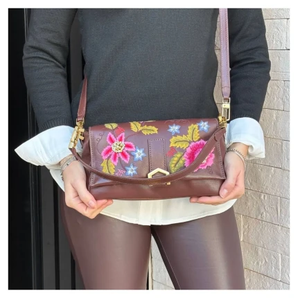 Bolsa Flores Couro Arezzo