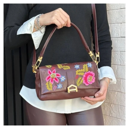 Bolsa Flores Couro Arezzo