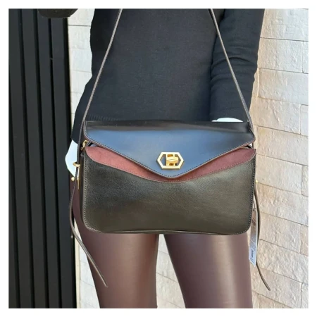 Bolsa Couro Preta Arezzo