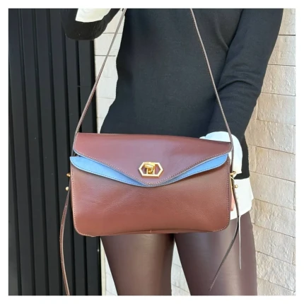 Bolsa Couro Marrom Arezzo