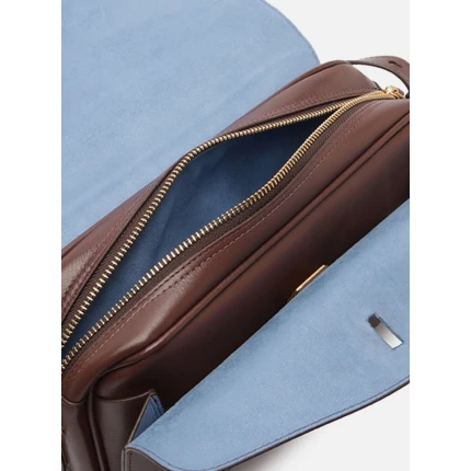 Bolsa Couro Marrom Arezzo
