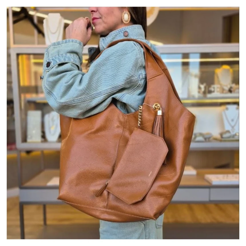 Bolsa Couro Boho Arezzo