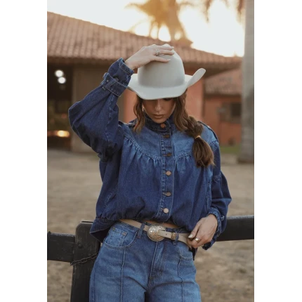 Jaqueta Jeans Linea Escura