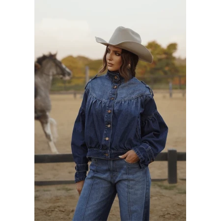 Jaqueta Jeans Linea Escura