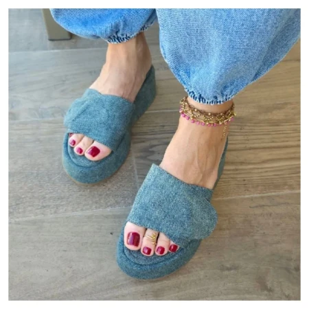 Tamanco Jeans Schutz