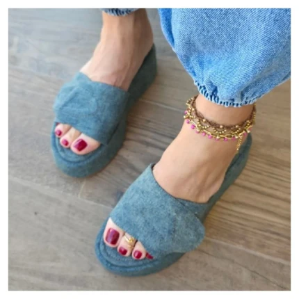 Tamanco Jeans Schutz